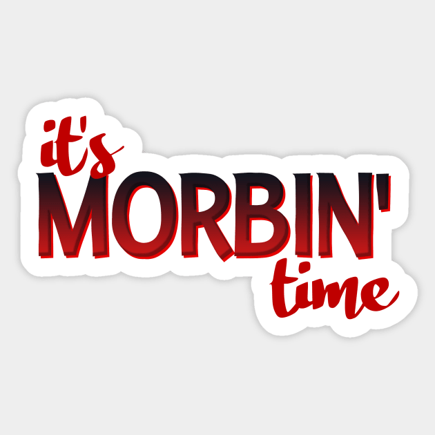 It's morbin time vampire meme Sticker by Captain-Jackson